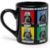 imageSilver Buffalo Star Wars Stormtrooper Expressions Ceramic Mug 14 OuncesBlack