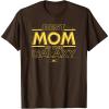 imageStar Wars Best Mom in the Galaxy Birthday Mothers Day TShirtBrown