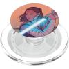 imageStar Wars Illustrated Rey with Lightsaber PopSockets MagSafe PopGrip for iPhoneMagSafe