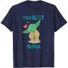 imageStar Wars Yoda Best Nana Yoda Chibi Portrait Mothers Day TShirtNavy Blue