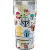 imageTervis Star Wars  Mandalorian  Peekaboo Made in USA Double Walled Insulated Tumbler Travel Cup Keeps Drinks Cold ampamp Hot 24oz with Straw Lid ClassicStainless Steel