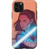imageiPhone 16 Star Wars Illustrated Rey with Lightsaber CaseiPhone 11 Pro