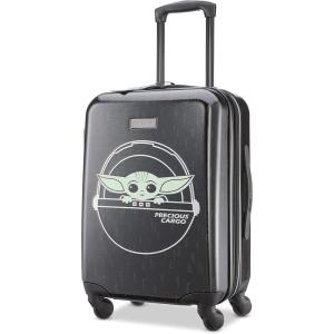 imageAmerican Tourister Star Wars Hardside Luggage with Spinner Wheels Light vs Dark CarryOn 21InchStar Wars The Child