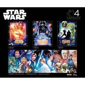 imageBuffalo Games  Star Wars  4 x 1 Multipack  Multi Piece Jigsaw Puzzle For Adults Challenging Puzzle Perfect for Game Nights  Finished Size VariesCollectors Edition