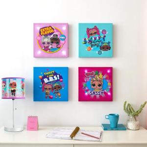 imageIdea Nuova The Mandalorian featuring Grogu aka The Child 4 Pack Square Canvas Wall Art Set 11quotx11quot eachLOL Surprise  Sweet Things