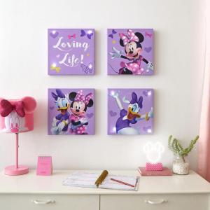 imageIdea Nuova The Mandalorian featuring Grogu aka The Child 4 Pack Square Canvas Wall Art Set 11quotx11quot eachMinnie Mouse  Purple