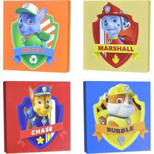 imageIdea Nuova The Mandalorian featuring Grogu aka The Child 4 Pack Square Canvas Wall Art Set 11quotx11quot eachPaw Patrol