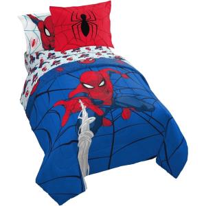 imageJay Franco Star Wars Empire Strikes Back 4 Piece Full Bed Set  Includes Reversible Comforter ampamp Sheet Set  Super Soft Fade Resistant MicrofiberBlue  Spiderman