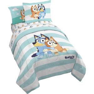 imageJay Franco Star Wars Empire Strikes Back 4 Piece Full Bed Set  Includes Reversible Comforter ampamp Sheet Set  Super Soft Fade Resistant MicrofiberMulti  Bluey