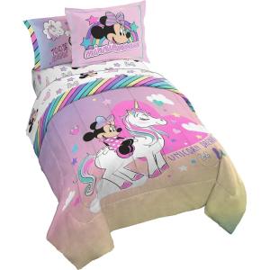 imageJay Franco Star Wars Empire Strikes Back 4 Piece Full Bed Set  Includes Reversible Comforter ampamp Sheet Set  Super Soft Fade Resistant MicrofiberPink  Minnie Mouse