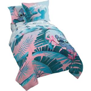 imageJay Franco Star Wars Empire Strikes Back 4 Piece Full Bed Set  Includes Reversible Comforter ampamp Sheet Set  Super Soft Fade Resistant MicrofiberPink  Lilo  Stitch
