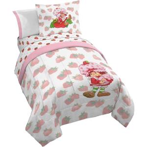 imageJay Franco Star Wars Empire Strikes Back 4 Piece Full Bed Set  Includes Reversible Comforter ampamp Sheet Set  Super Soft Fade Resistant MicrofiberPink  Strawberry Shortcake