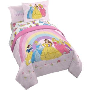 imageJay Franco Star Wars Empire Strikes Back 4 Piece Full Bed Set  Includes Reversible Comforter ampamp Sheet Set  Super Soft Fade Resistant MicrofiberPink  Princess