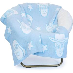 imageJay Franco Star Wars Feather Knit Fluffy Throw Blanket  Darth Vader and R2D2 Fuzzy Blanket Measures 50 x 60 inch  Super Soft Lightweight BeddingBlue  Toy Story
