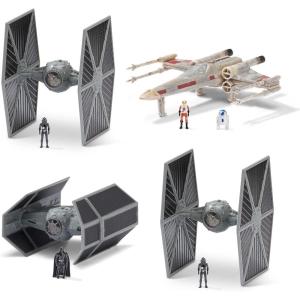 imageSTAR WARS Micro Galaxy Squadron Death Star Trench Run Battle Pack  Four Vehicles Plus Five Micro Figure Accessories Amazon Exclusive