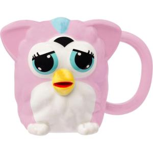 imageSilver Buffalo Sculpted Ceramic Mug One Size Pack of 1 Death StarFurby Pink