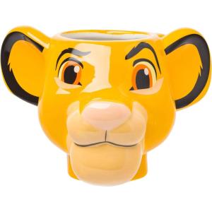 imageSilver Buffalo Sculpted Ceramic Mug One Size Pack of 1 Death StarLion King Simba