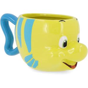 imageSilver Buffalo Sculpted Ceramic Mug One Size Pack of 1 Death StarThe Little Mermaid Flounder