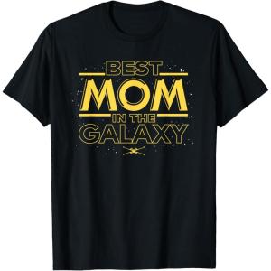 imageStar Wars Best Mom in the Galaxy Birthday Mothers Day TShirtBlack
