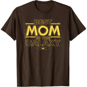 imageStar Wars Best Mom in the Galaxy Birthday Mothers Day TShirtBrown