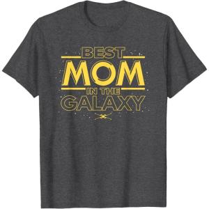 imageStar Wars Best Mom in the Galaxy Birthday Mothers Day TShirtDark Heather Grey