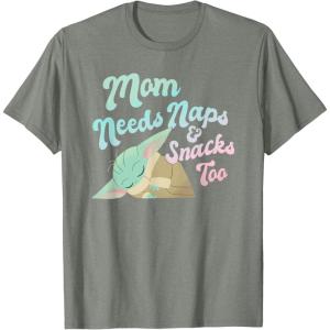 imageStar Wars The Mandalorian Mothers Day Mom Needs Naps TShirtOlive Heather