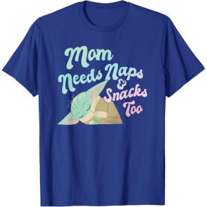 imageStar Wars The Mandalorian Mothers Day Mom Needs Naps TShirtRoyal Blue
