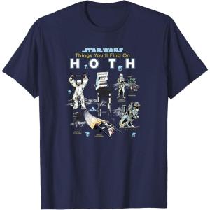 imageStar Wars Things Youll Find On Hoth TShirtNavy Blue