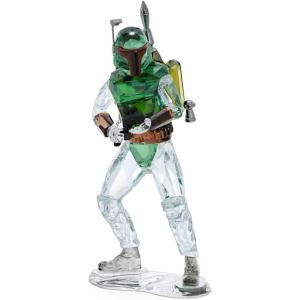 imageSwarovski Star Wars The Mandalorian The Child Crystal Figurine Teal and Brown CrystalsBoba Fett