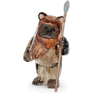 imageSwarovski Star Wars The Mandalorian The Child Crystal Figurine Teal and Brown CrystalsBrown