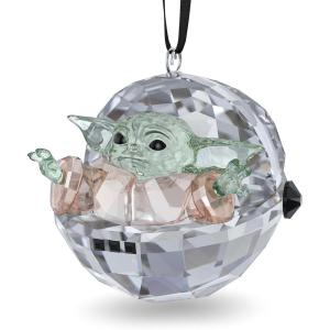 imageSwarovski Star Wars The Mandalorian The Child Crystal Figurine Teal and Brown CrystalsGrogu Ornament