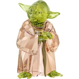imageSwarovski Star Wars The Mandalorian The Child Crystal Figurine Teal and Brown CrystalsMaster Yoda