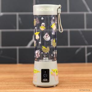 imageUncanny Brands Star Wars The Mandalorian USB  Rechargeable Portable BlenderThe Mandalorian