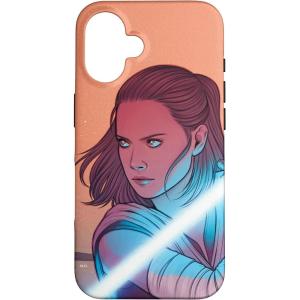 imageiPhone 16 Star Wars Illustrated Rey with Lightsaber CaseiPhone 16
