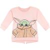 imageSTAR WARS Mandalorian The Child Girls Fleece Pullover Sweatshirt and Pants SetPink