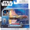 imageSTAR WARS Micro Galaxy Squadron Fiend Fighter  5Inch Vehicle with 1Inch Micro Figure Accessory