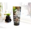 imageSilver Buffalo Star Wars Love You to the Death Star and Back Double Walled Stainless Steel Tumbler w Straw 22Ounces
