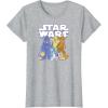 imageStar Wars  Easter Logo TShirtHeather Grey
