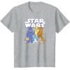 imageStar Wars  Easter Logo TShirtHeather Grey