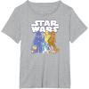 imageStar Wars  Easter Logo TShirtHeather Grey