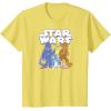 imageStar Wars  Easter Logo TShirtLemon Yellow