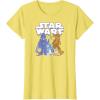 imageStar Wars  Easter Logo TShirtLemon Yellow