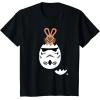 imageStar Wars Chocolate Bunny and Stormtrooper Easter Egg Funny TShirtBlack