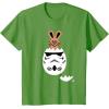 imageStar Wars Chocolate Bunny and Stormtrooper Easter Egg Funny TShirtGrass Green