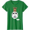 imageStar Wars Chocolate Bunny and Stormtrooper Easter Egg Funny TShirtKelly Green