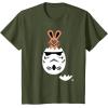 imageStar Wars Chocolate Bunny and Stormtrooper Easter Egg Funny TShirtOlive Green