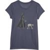 imageStar Wars Darth Vader ATAT Walker Disney TShirtHeather Blue