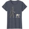 imageStar Wars Darth Vader ATAT Walker Disney TShirtHeather Blue