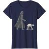 imageStar Wars Darth Vader ATAT Walker Disney TShirtNavy Blue