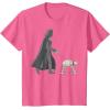 imageStar Wars Darth Vader ATAT Walker Disney TShirtPink Heather